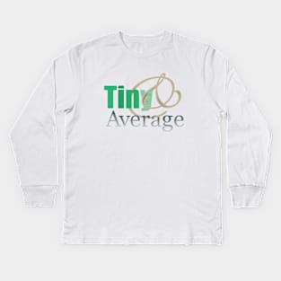 Tiny & Average Graphic Kids Long Sleeve T-Shirt